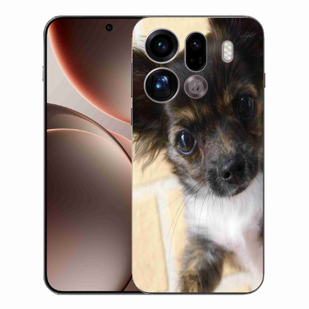 Gelový kryt mmCase na Oppo Find X9 Pro - čivava 2