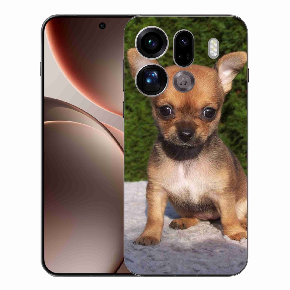 Gelový kryt mmCase na Oppo Find X9 Pro - čivava 3