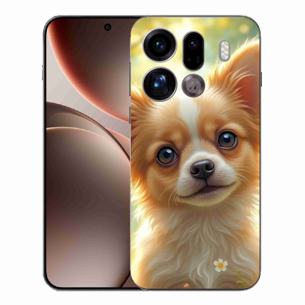 Gelový kryt mmCase na Oppo Find X9 Pro - čivava 5