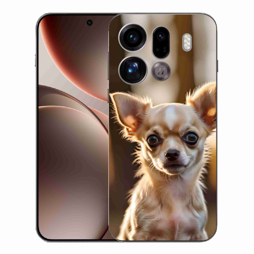 Gelový kryt mmCase na Oppo Find X9 Pro - čivava 6