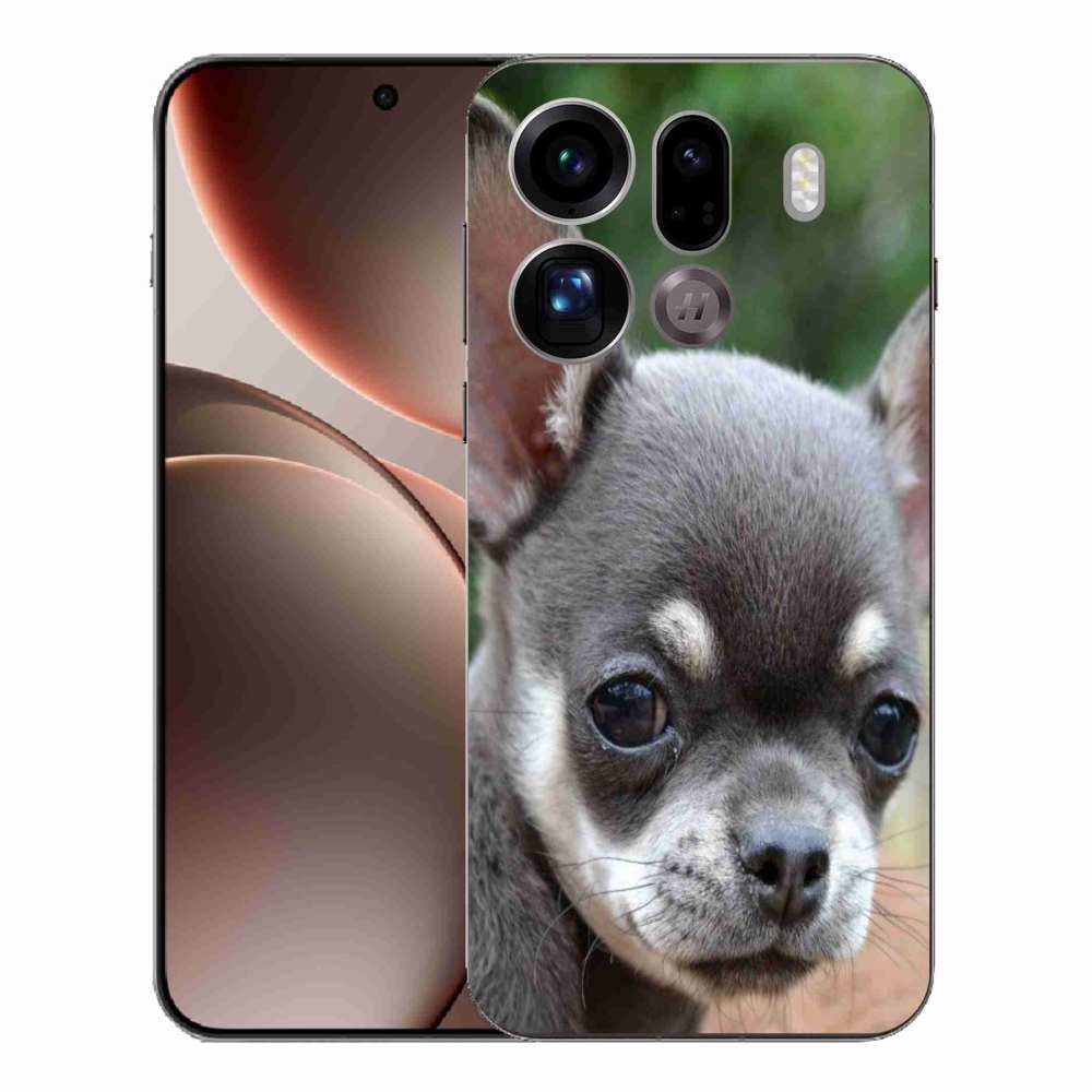 Gelový kryt mmCase na Oppo Find X9 Pro - čivava