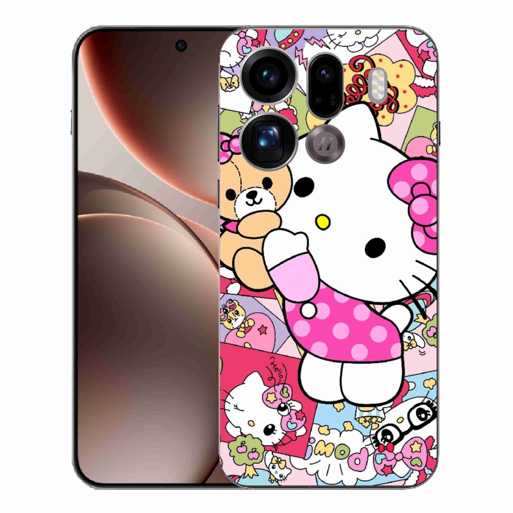 Gelový kryt mmCase na Oppo Find X9 Pro - cute kitty