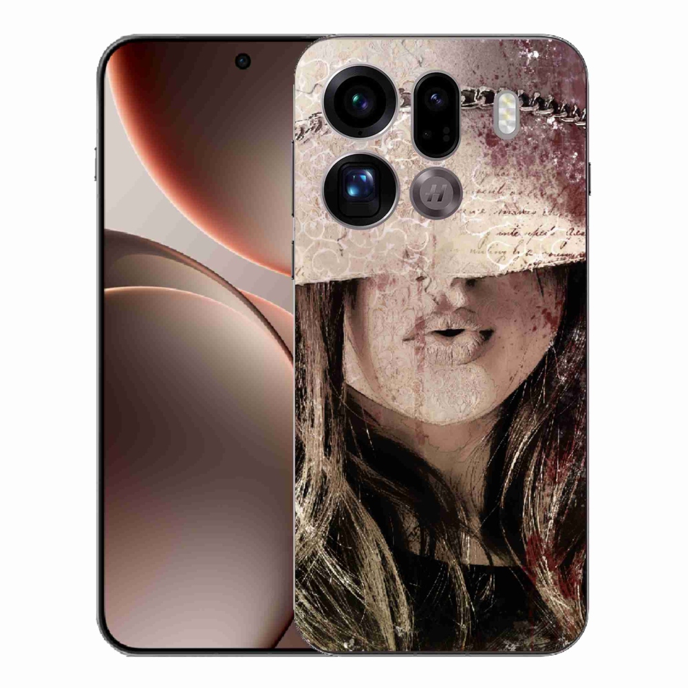 Gelový kryt mmCase na Oppo Find X9 Pro - dívka