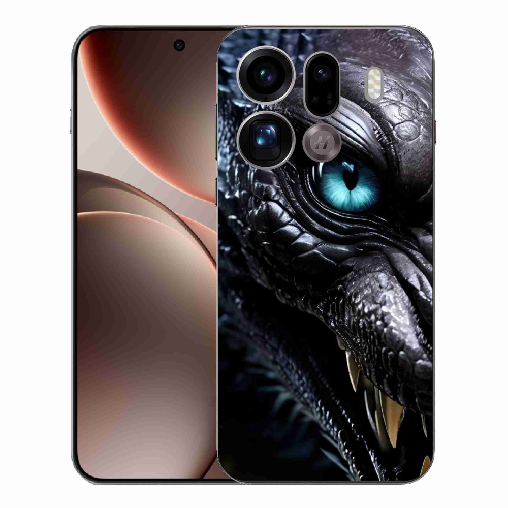 Gelový kryt mmCase na Oppo Find X9 Pro - dračí pohled