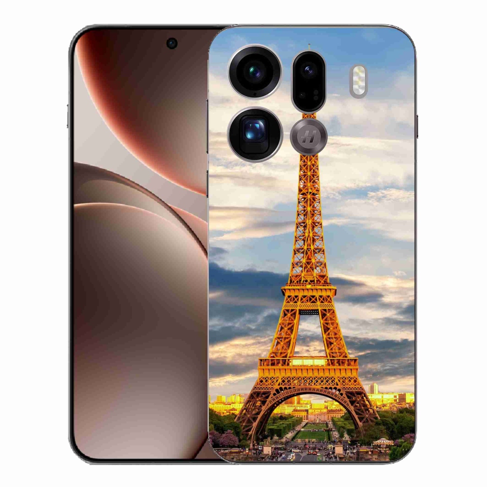 Gelový kryt mmCase na Oppo Find X9 Pro - eiffelova věž 3
