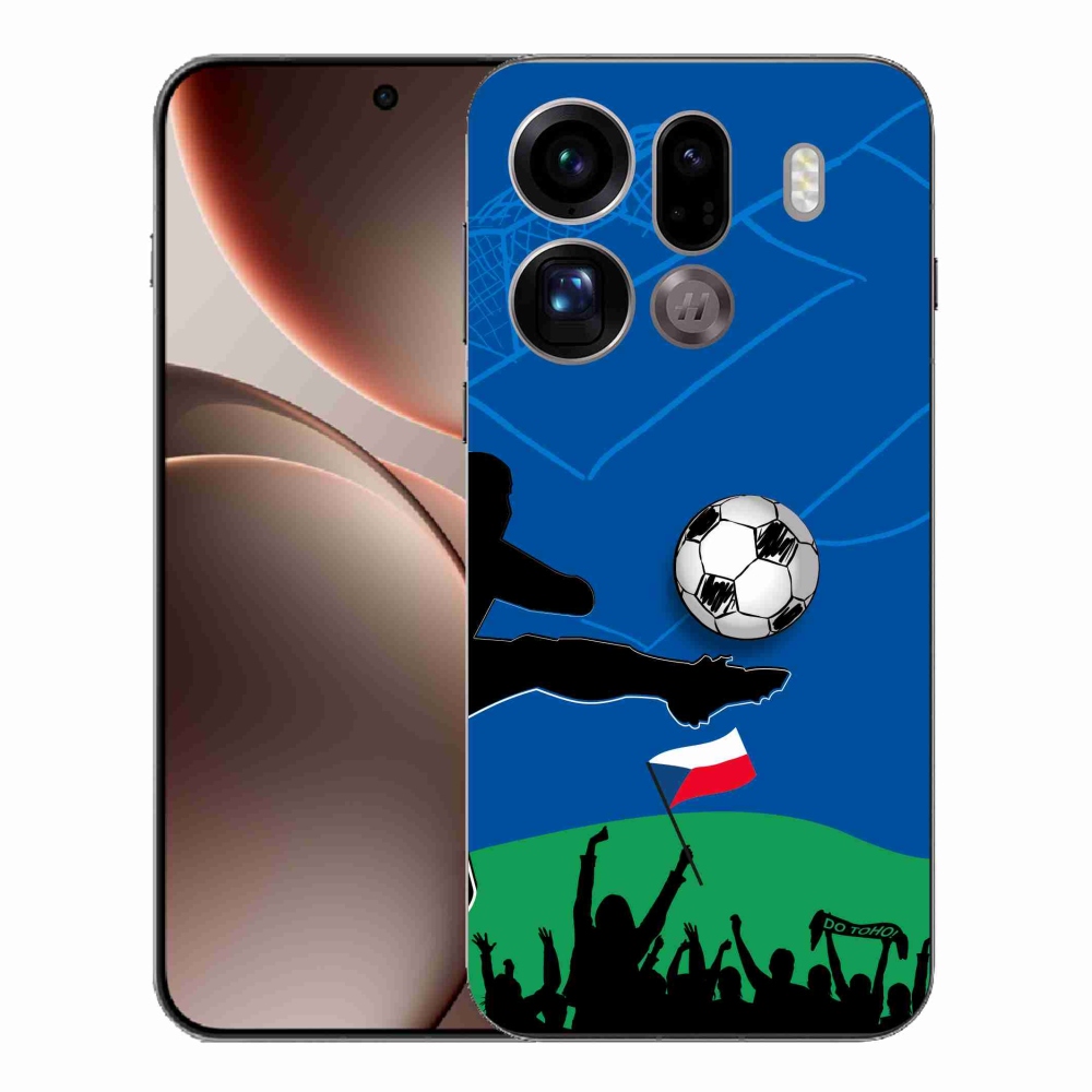 Gelový kryt mmCase na Oppo Find X9 Pro - fanoušci fotbalu