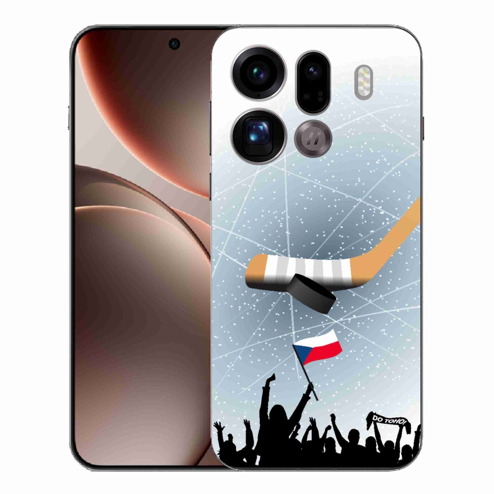 Gelový kryt mmCase na Oppo Find X9 Pro - fanoušci hokeje