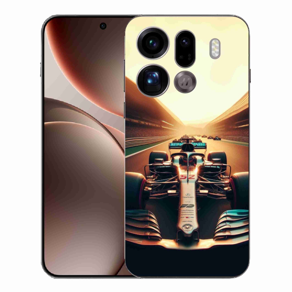Gelový kryt mmCase na Oppo Find X9 Pro - formule 1
