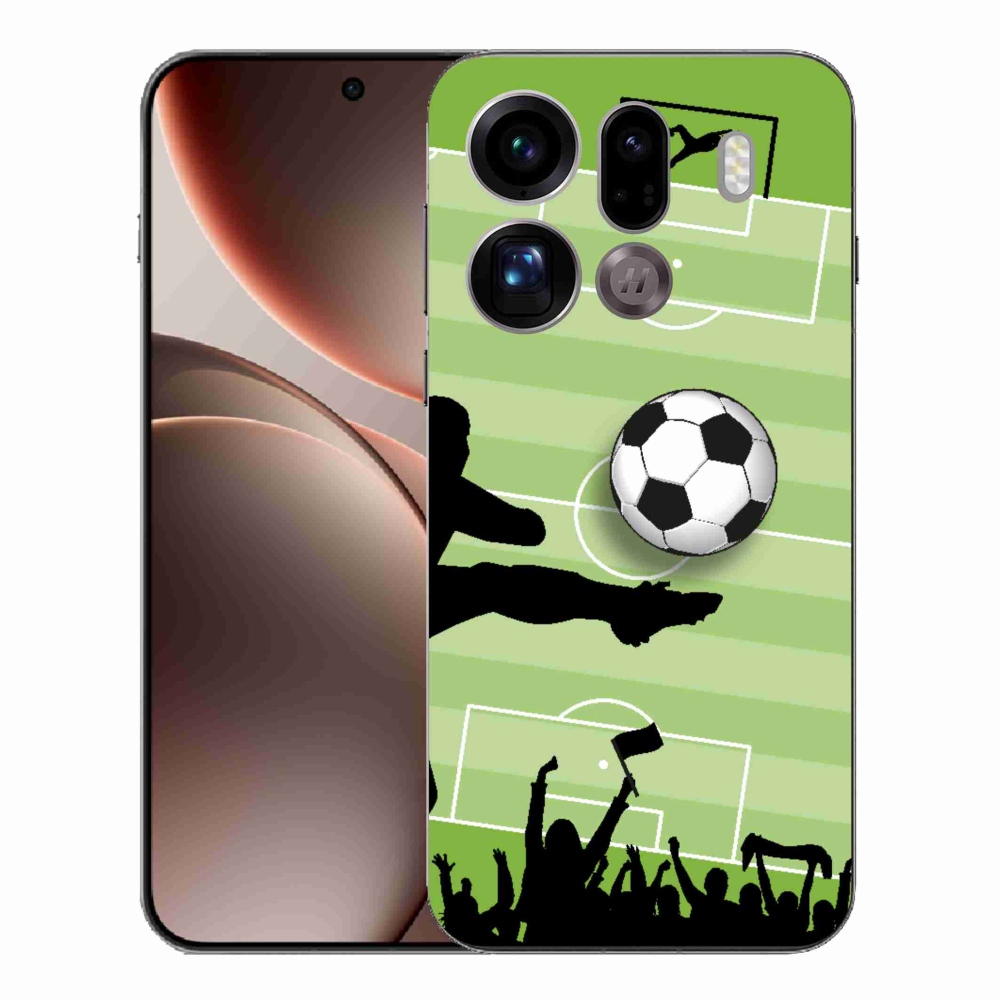 Gelový kryt mmCase na Oppo Find X9 Pro - fotbal 3