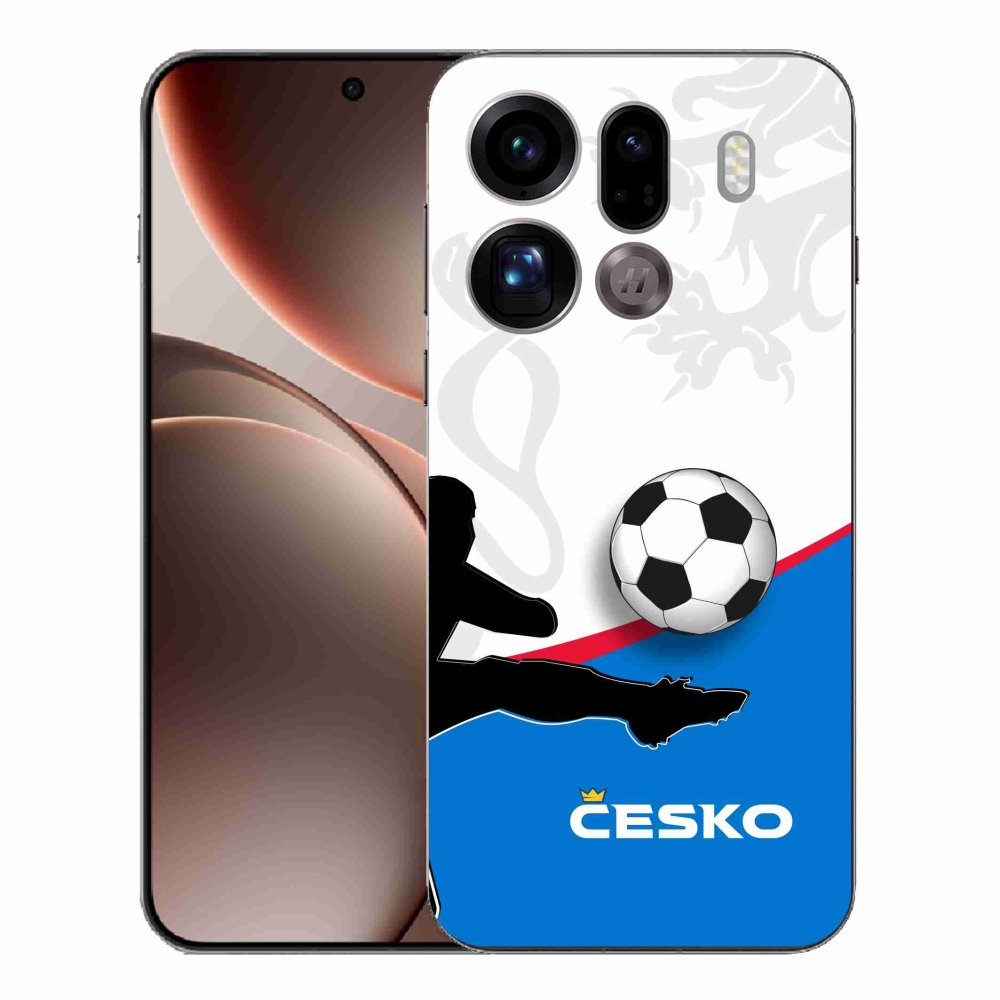 Gelový kryt mmCase na Oppo Find X9 Pro - fotbal Česko 3