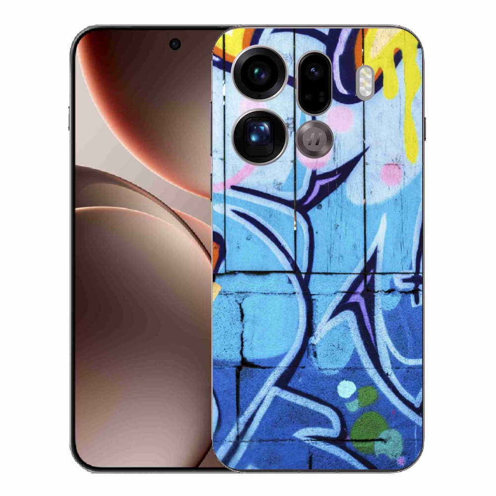 Gelový kryt mmCase na Oppo Find X9 Pro - graffiti