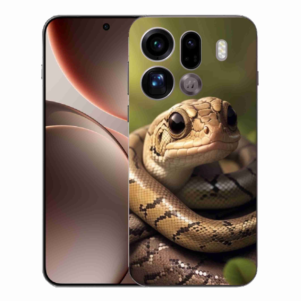 Gelový kryt mmCase na Oppo Find X9 Pro - had 1