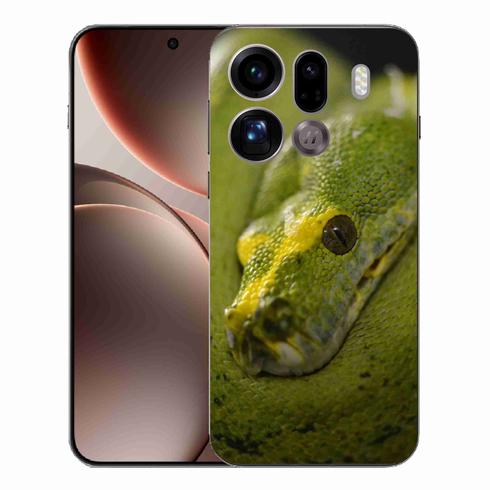 Gelový kryt mmCase na Oppo Find X9 Pro - had 2