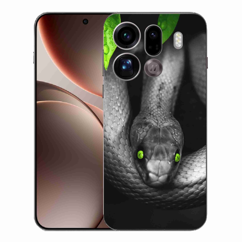 Gelový kryt mmCase na Oppo Find X9 Pro - had