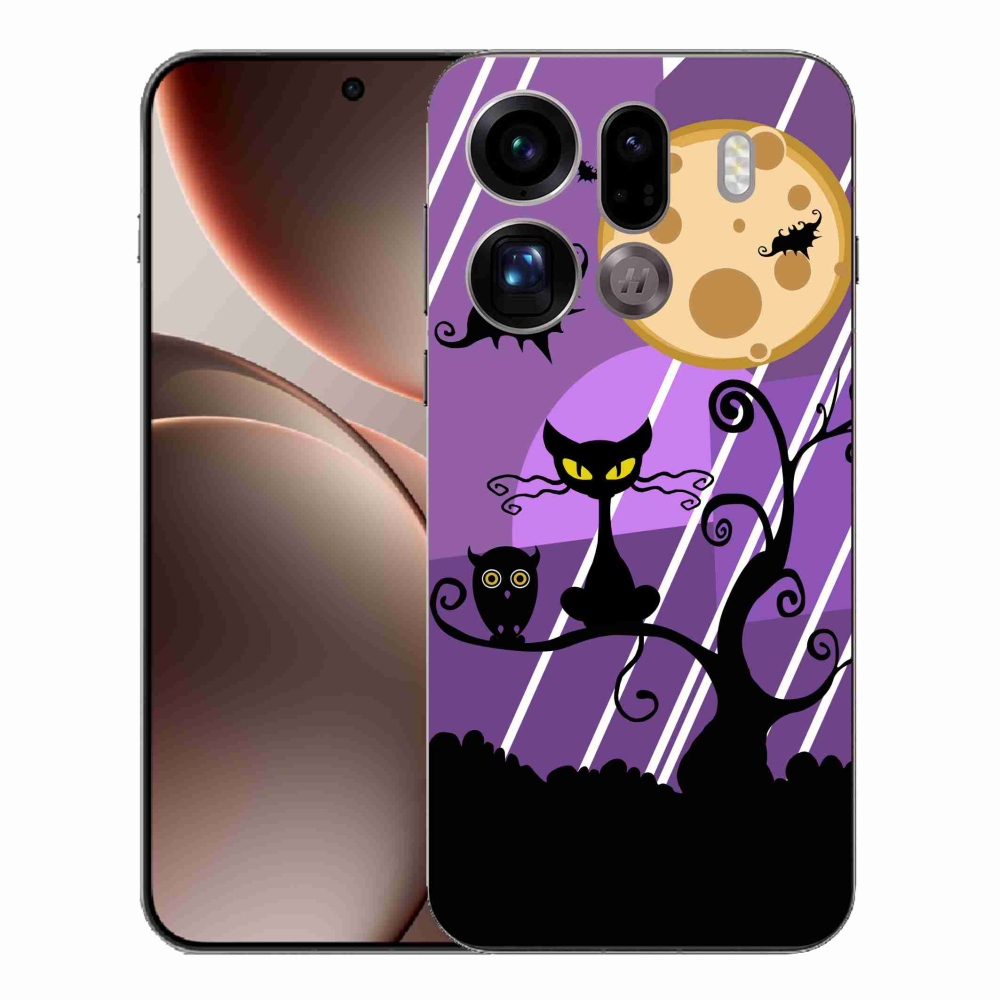 Gelový kryt mmCase na Oppo Find X9 Pro - halloween