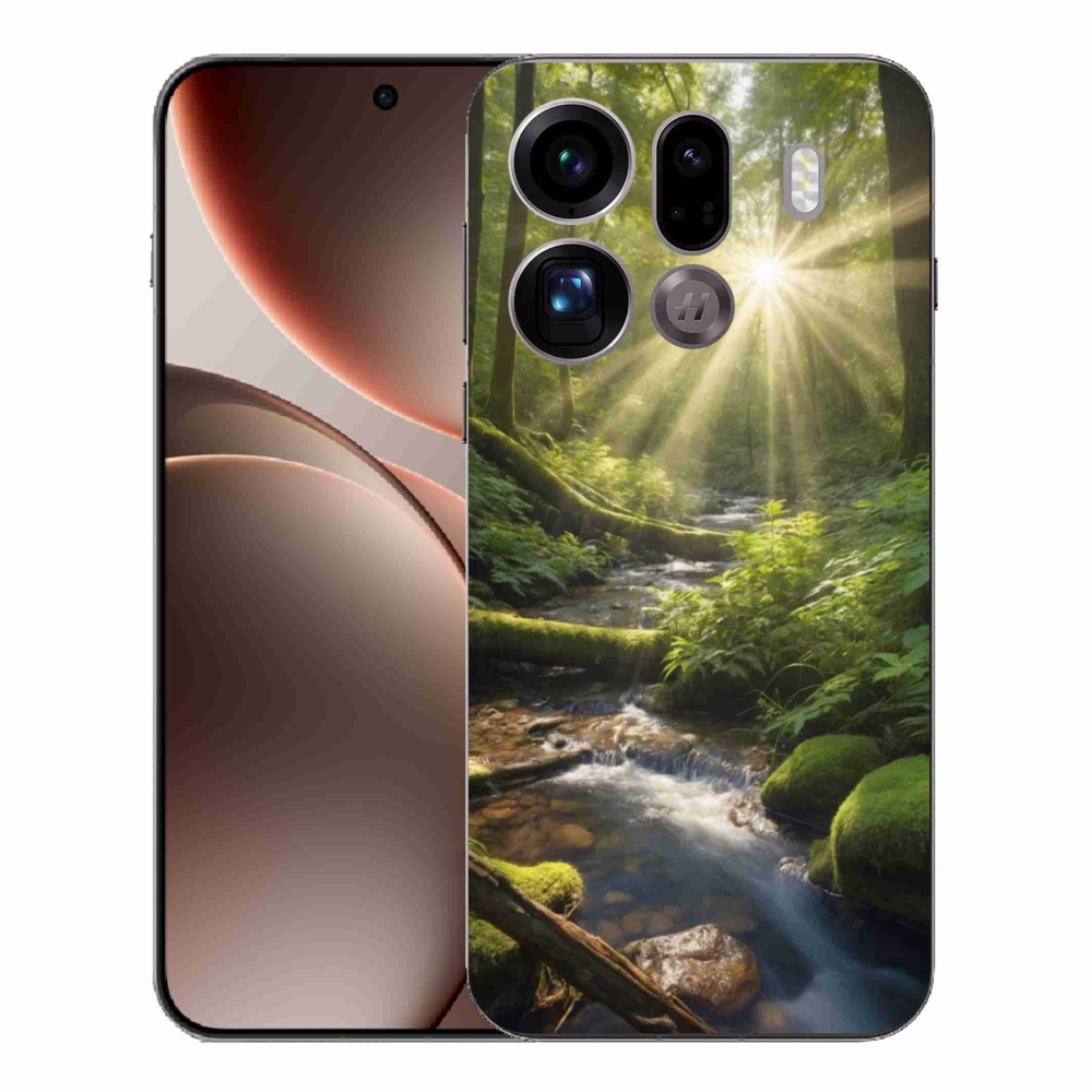Gelový kryt mmCase na Oppo Find X9 Pro - hlubina lesa