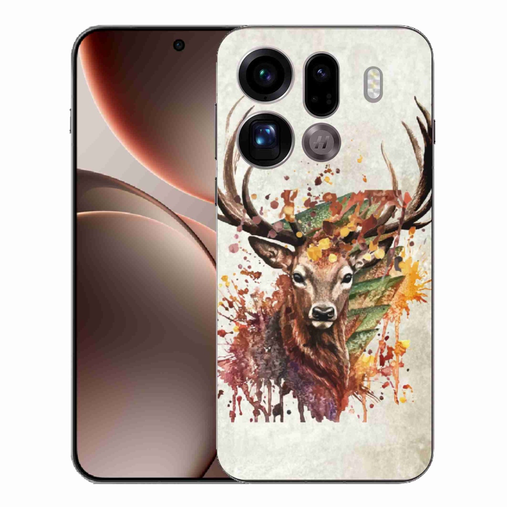 Gelový kryt mmCase na Oppo Find X9 Pro - jelen 1