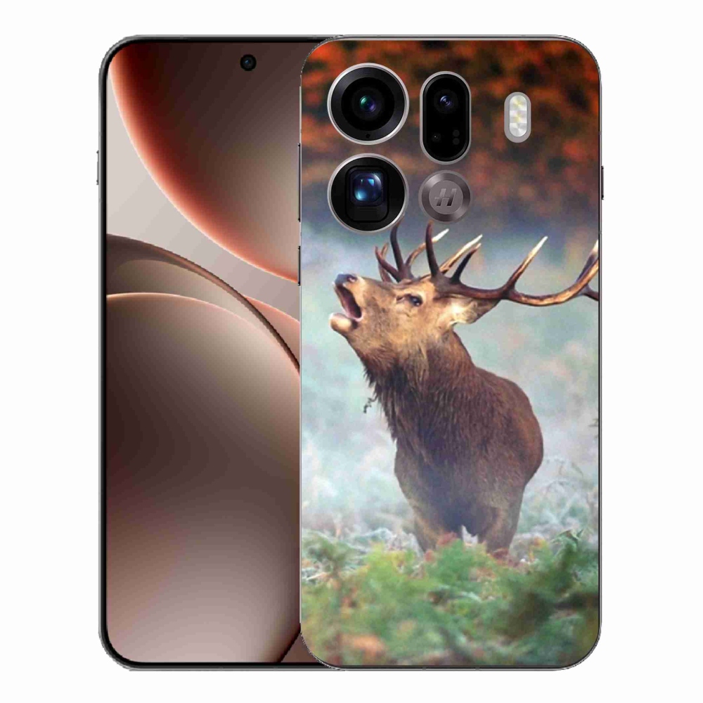 Gelový kryt mmCase na Oppo Find X9 Pro - jelen 2