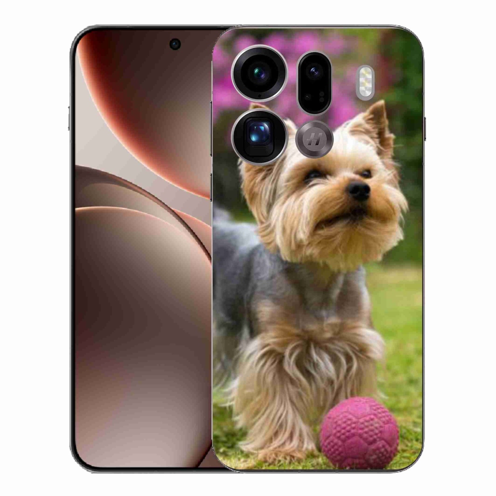 Gelový kryt mmCase na Oppo Find X9 Pro - jorkšír 4