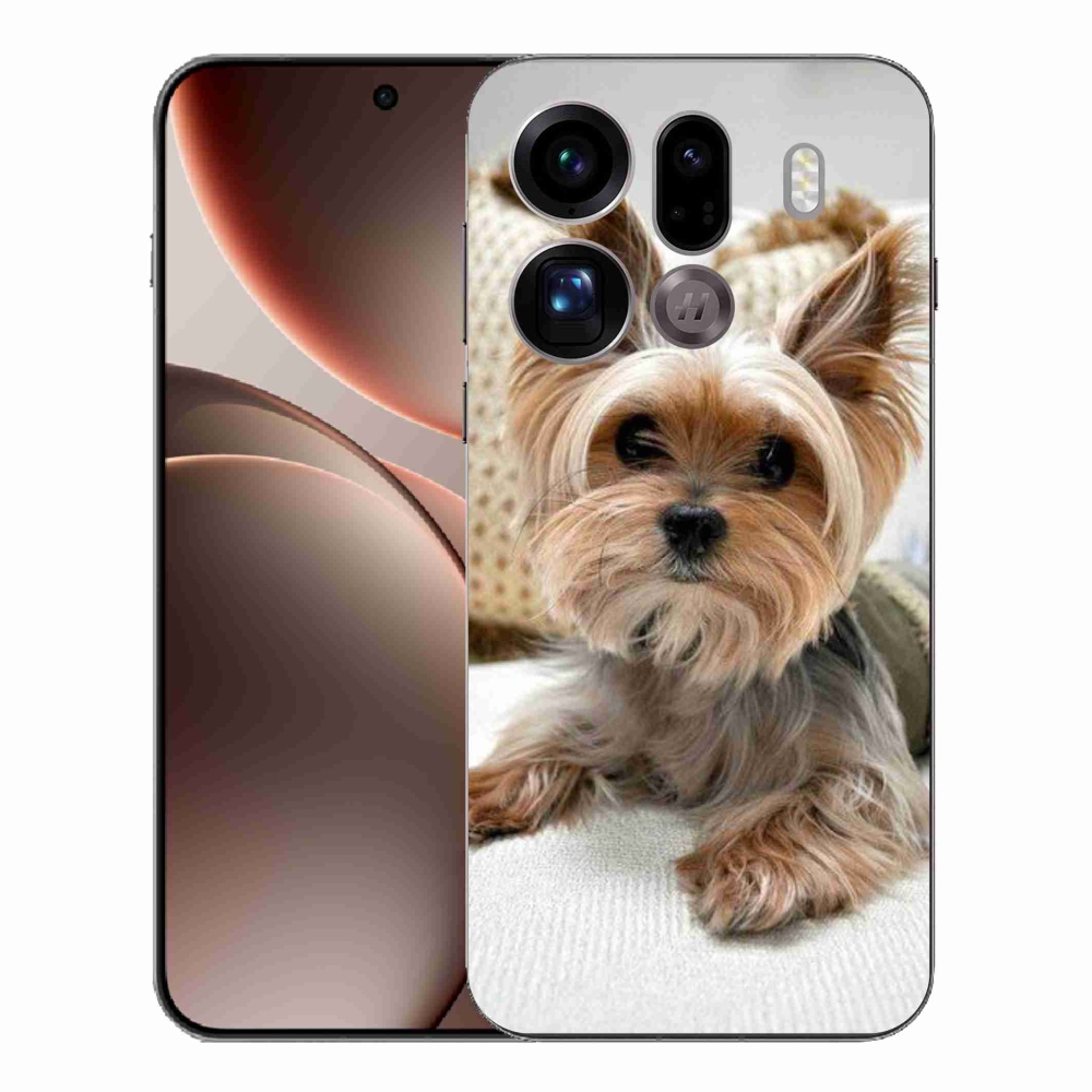 Gelový kryt mmCase na Oppo Find X9 Pro - jorkšír 5