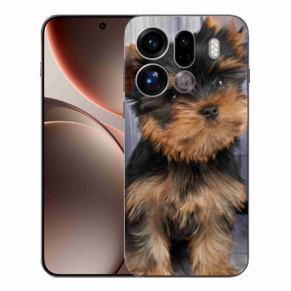 Gelový kryt mmCase na Oppo Find X9 Pro - jorkšír 9