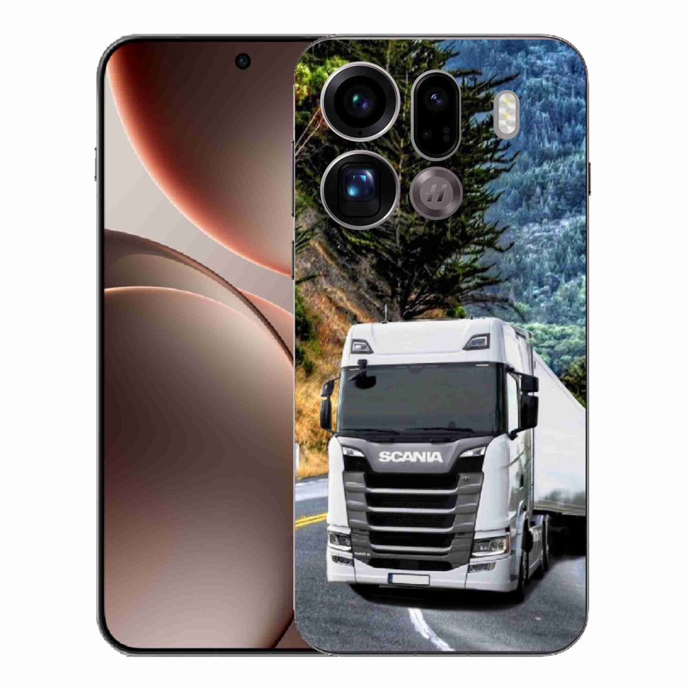 Gelový kryt mmCase na Oppo Find X9 Pro - kamion 1