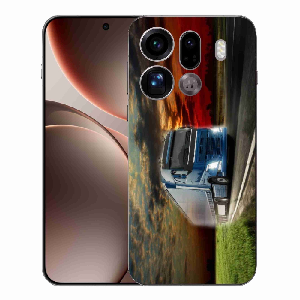 Gelový kryt mmCase na Oppo Find X9 Pro - kamion 4