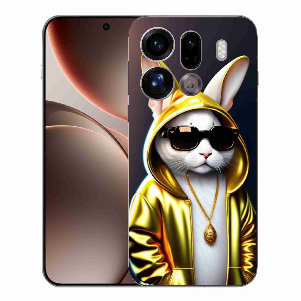 Gelový kryt mmCase na Oppo Find X9 Pro - kočka boss