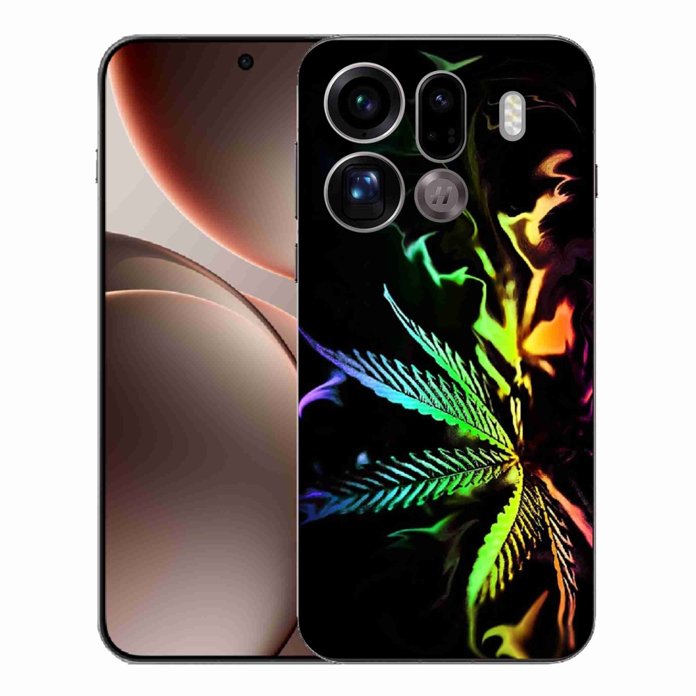 Gelový kryt mmCase na Oppo Find X9 Pro - konopí 2