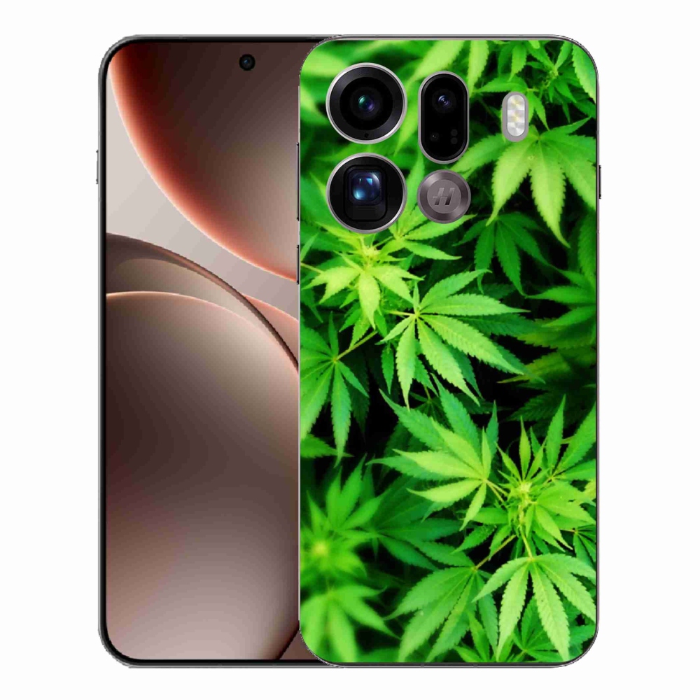 Gelový kryt mmCase na Oppo Find X9 Pro - konopí 3