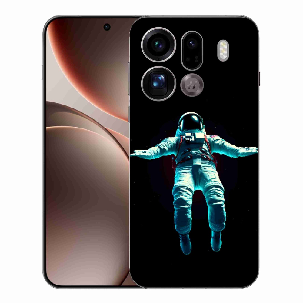 Gelový kryt mmCase na Oppo Find X9 Pro - kosmonaut