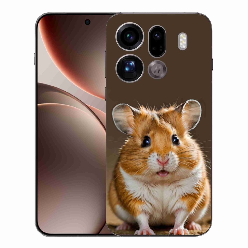 Gelový kryt mmCase na Oppo Find X9 Pro - křeček