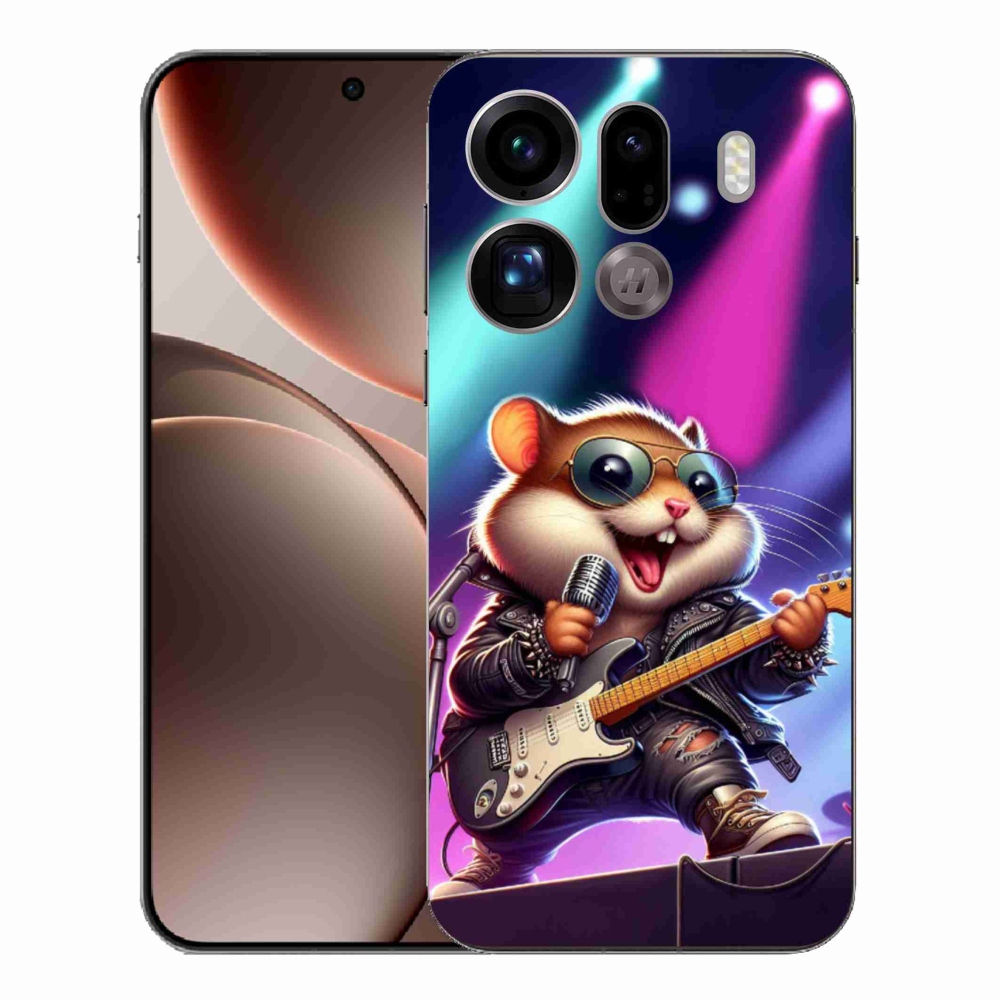 Gelový kryt mmCase na Oppo Find X9 Pro - křeček rocker