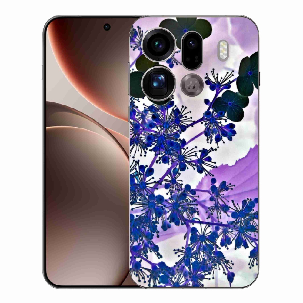Gelový kryt mmCase na Oppo Find X9 Pro - květ hortenzie