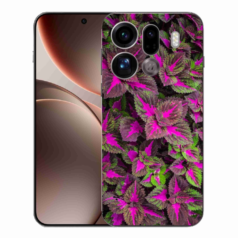 Gelový kryt mmCase na Oppo Find X9 Pro - květiny 10