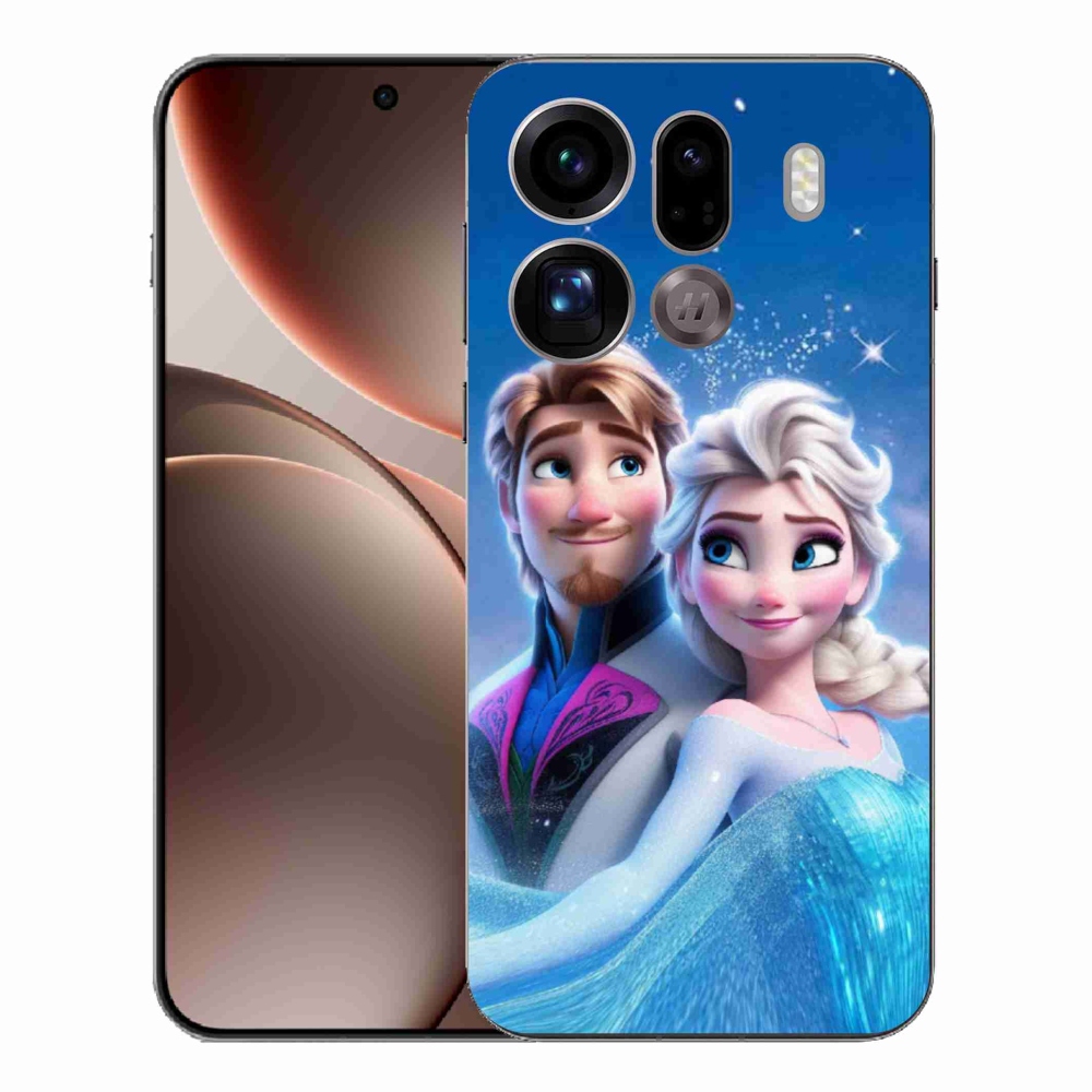 Gelový kryt mmCase na Oppo Find X9 Pro - ledové království 1