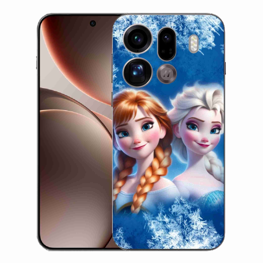 Gelový kryt mmCase na Oppo Find X9 Pro - ledové království 2