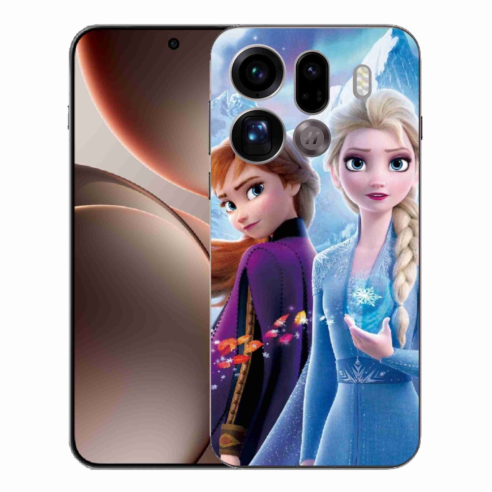 Gelový kryt mmCase na Oppo Find X9 Pro - ledové království 3