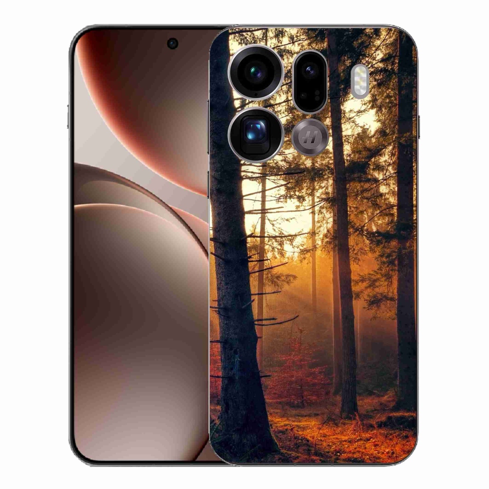 Gelový kryt mmCase na Oppo Find X9 Pro - les