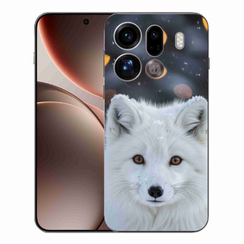 Gelový kryt mmCase na Oppo Find X9 Pro - liška polární