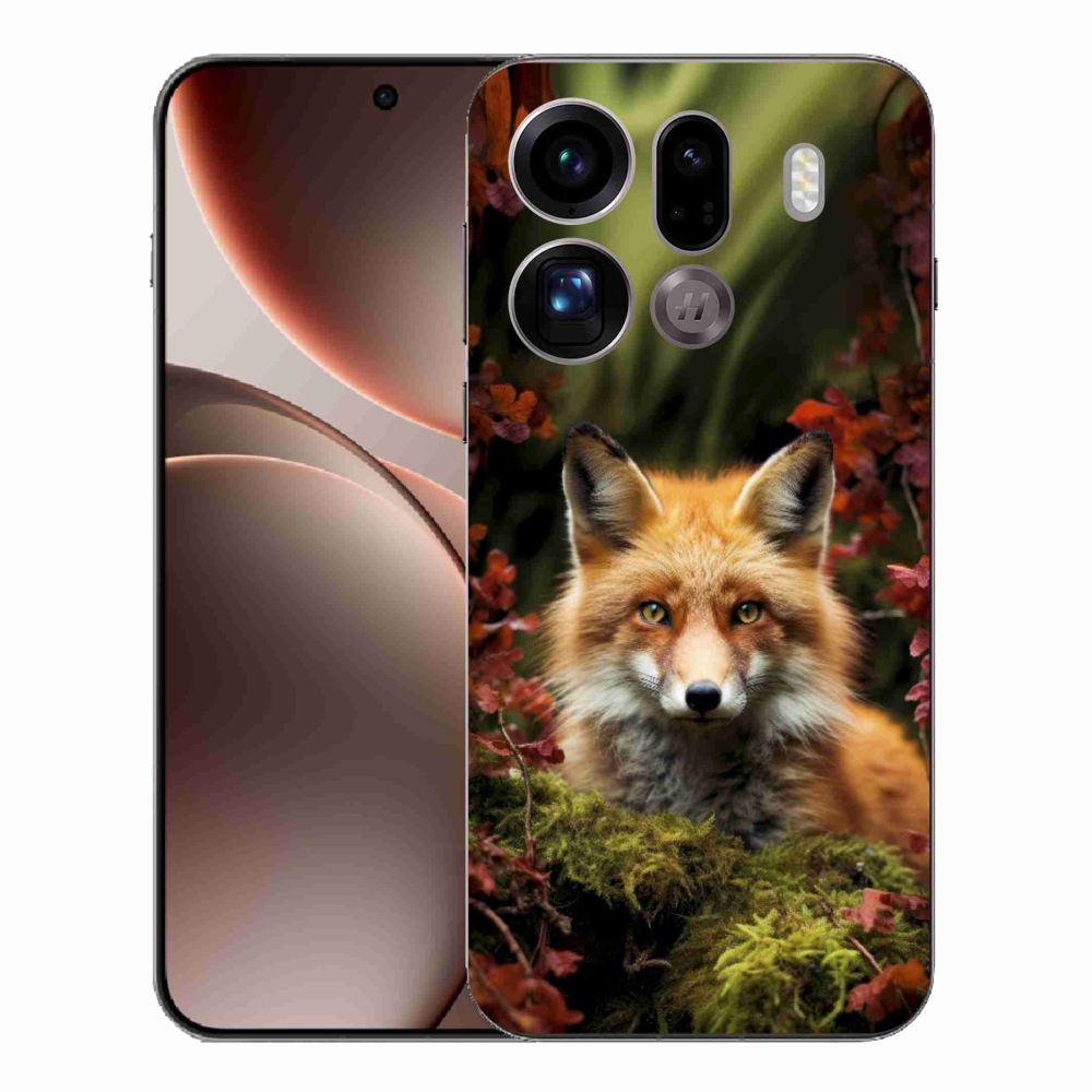Gelový kryt mmCase na Oppo Find X9 Pro - liška v lese