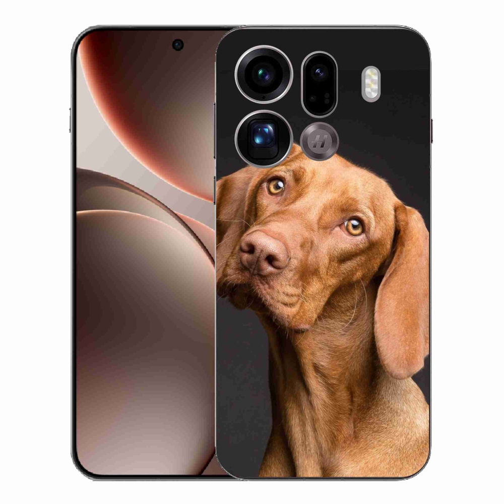 Gelový kryt mmCase na Oppo Find X9 Pro - maďarský ohař