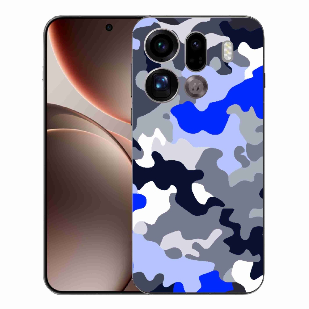 Gelový kryt mmCase na Oppo Find X9 Pro - maskáčový vzor 8