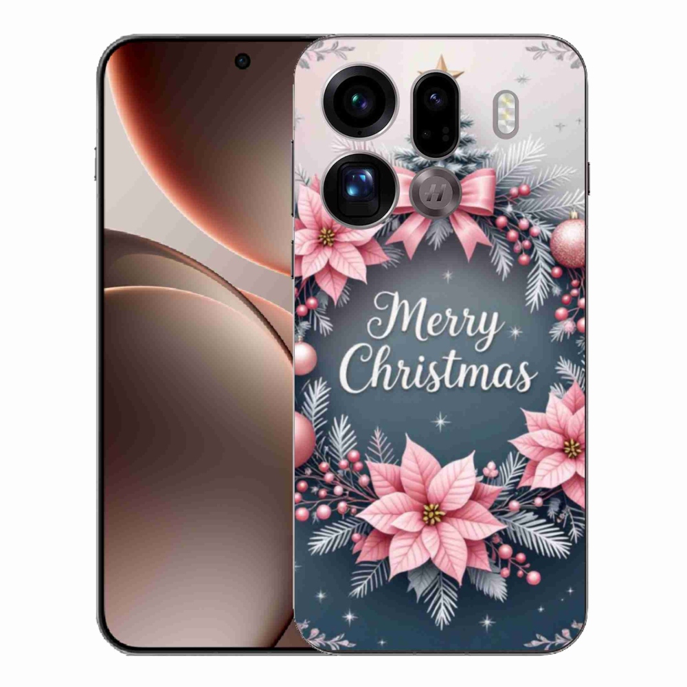Gelový kryt mmCase na Oppo Find X9 Pro - merry christmas