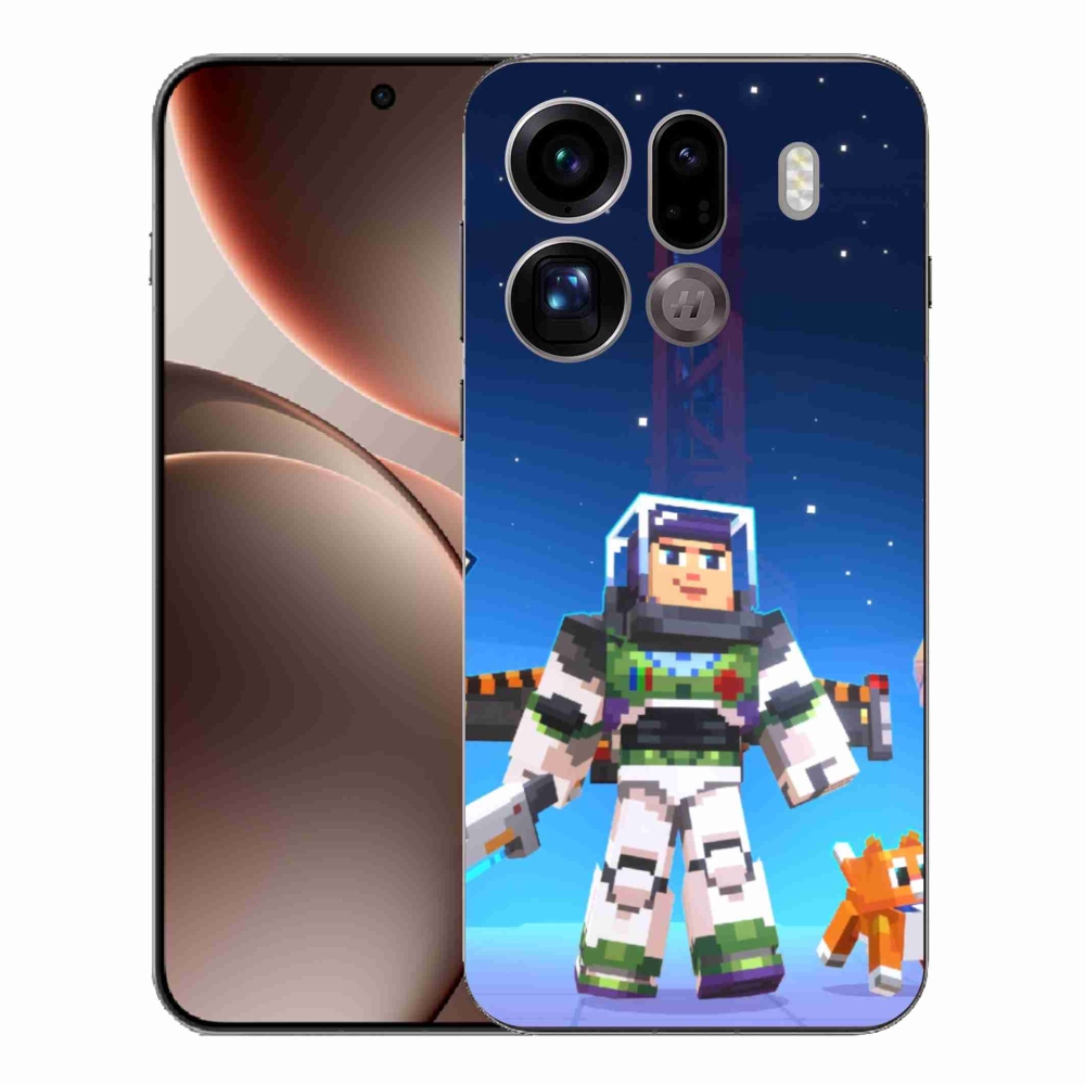 Gelový kryt mmCase na Oppo Find X9 Pro - minecraft 2