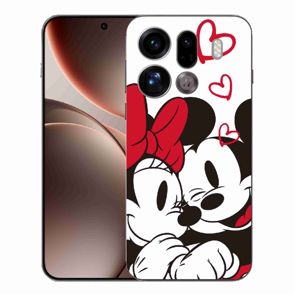 Gelový kryt mmCase na Oppo Find X9 Pro - minnie a mickey