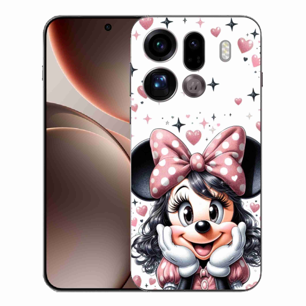 Gelový kryt mmCase na Oppo Find X9 Pro - minnie