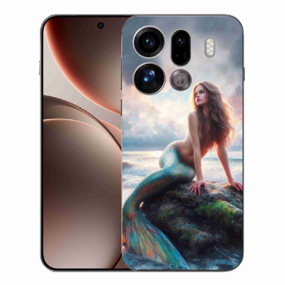 Gelový kryt mmCase na Oppo Find X9 Pro - mořská panna