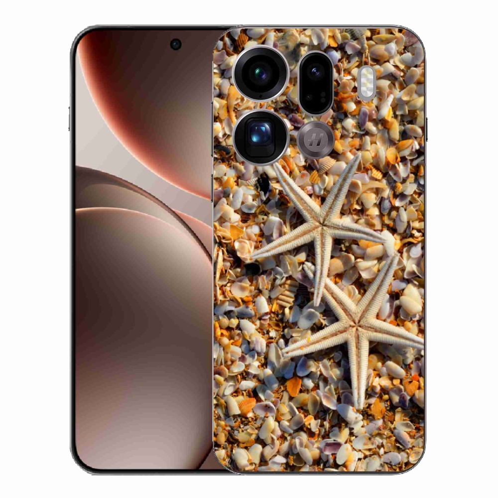 Gelový kryt mmCase na Oppo Find X9 Pro - mořské hvězdice