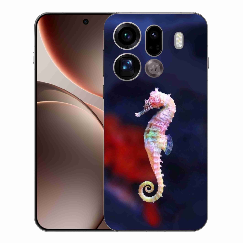 Gelový kryt mmCase na Oppo Find X9 Pro - mořský koník